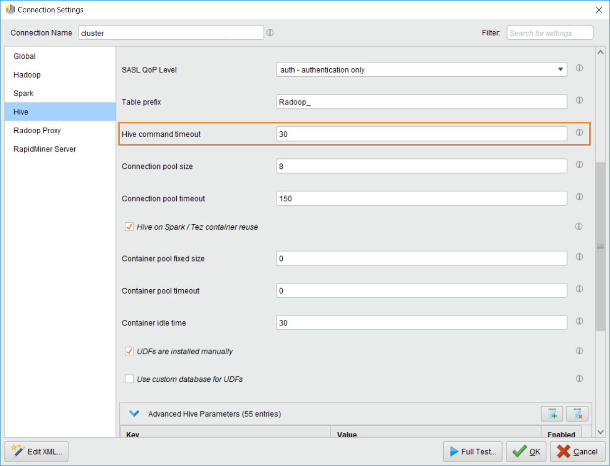 New location for Hive command timeout in the above example